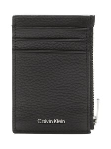 Calvin Klein Bags & Accessories - CK Zip Card Case -nahkalompakko - UB1 BLACK | Stockmann
