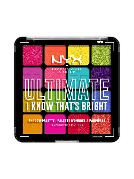 NYX Professional Makeup - Ultimate Shadow Palette -luomiväripaletti - 04W I KNOW THATS BRIGHT | Stockmann - photo 1