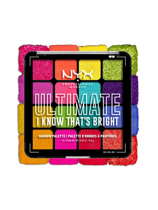 NYX Professional Makeup - Ultimate Shadow Palette -luomiväripaletti - 04W I KNOW THATS BRIGHT | Stockmann - photo 2