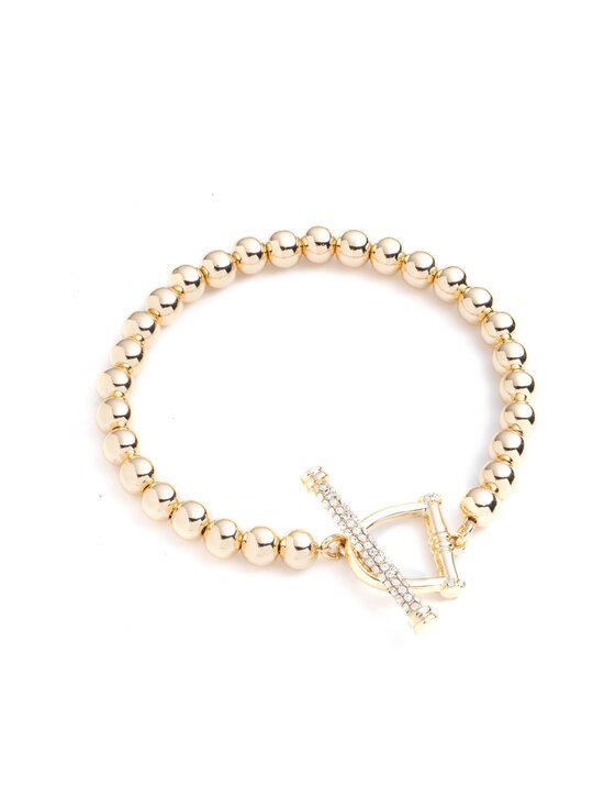 Lauren Ralph Lauren - Brass Toggle Bead Flex -rannekoru - GLD/CRY - photo 1 Lauren Ralph Lauren - Brass Toggle Bead Flex -rannekoru - GLD/CRY | Stockmann - photo 1