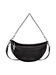 Longchamp - Nahast õlakott Smile Shoulder S - 001 BLACK | Stockmann
