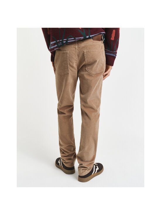 GANT - Regular fit -vakosamettifarkut - 264 LIGHT TAUPE | Stockmann - photo 3