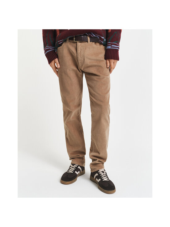 GANT - Regular fit -vakosamettifarkut - 264 LIGHT TAUPE | Stockmann - photo 4