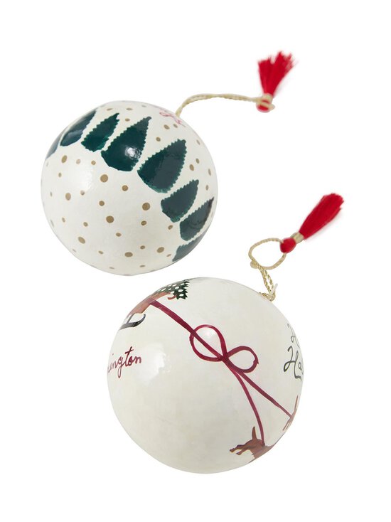 Lexington - Papier Maché Ziemassvētku eglīšu rotājumi, 2 gab. - 1500 WHITE MULTI | Stockmann - photo 3