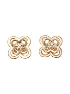 Tory Burch - Kira Clover Stacked Stud -korvakorut - 720 TORY GOLD | Stockmann