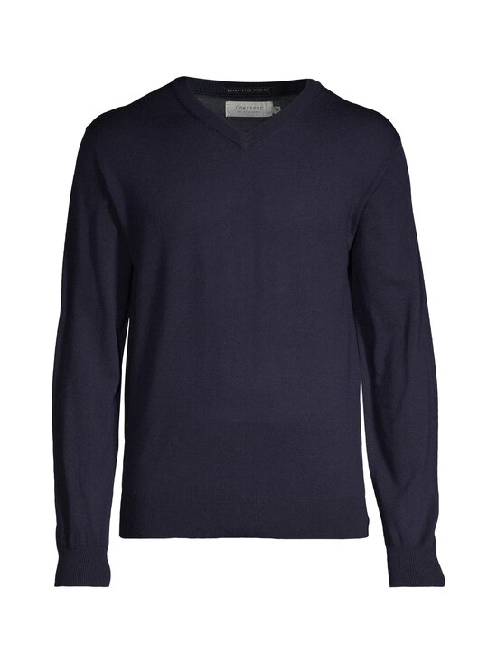 CONSTRUE - Dubai V-Neck -merinovillaneule - 802 NAVY - photo 1 CONSTRUE - Dubai V-Neck -merinovillaneule - 802 NAVY | Stockmann - photo 1