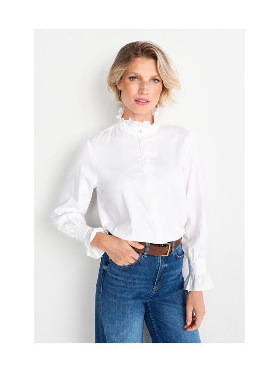 rich & royal - Pluus Cotton ruffle - 100 WHITE - photo 4 rich & royal - Pluus Cotton ruffle - 100 WHITE | Stockmann - photo 4