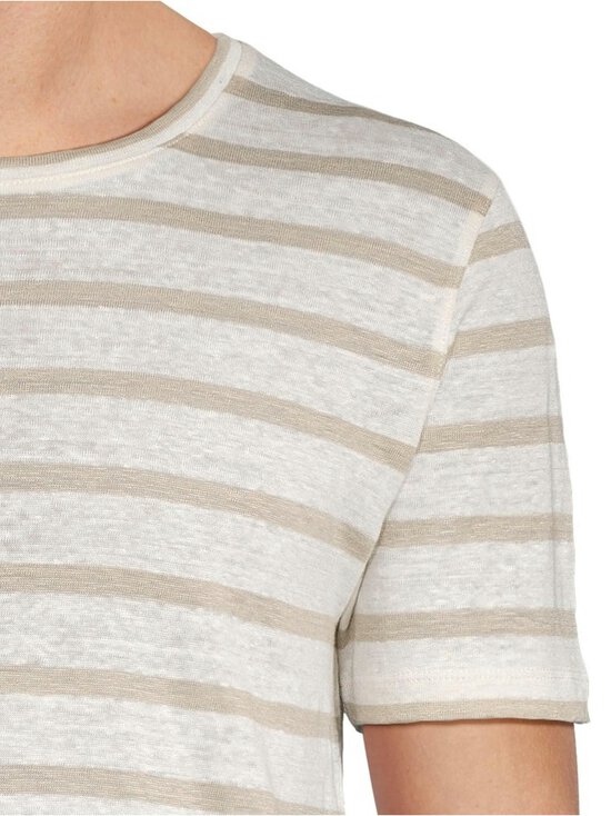 CONSTRUE - Moldova t-krekls - OFFWHITE-BEIGE STRIPE | Stockmann - photo 4