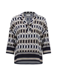 Joseph Ribkoff - Pluus Geometric Print Boxy - 3316 MIDNIGHT BLUE/MULTI | Stockmann