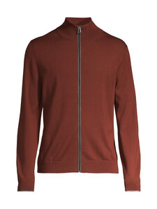 PS Paul Smith - Vetoketjullinen neuletakki - 26_BRICK RED | Stockmann