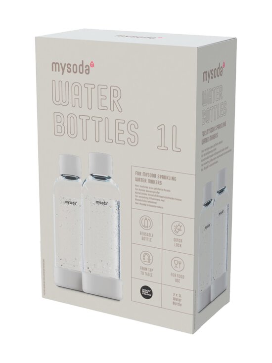 Mysoda - Juomapullo 1 L, 2-pack - WHITE - photo 2 Mysoda - Juomapullo 1 L, 2-pack - WHITE | Stockmann - photo 2
