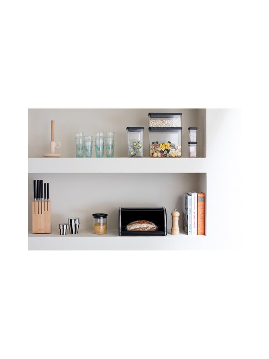 Brabantia - Roll Top Medium -leipälaatikko - MATT BLACK | Stockmann - photo 8