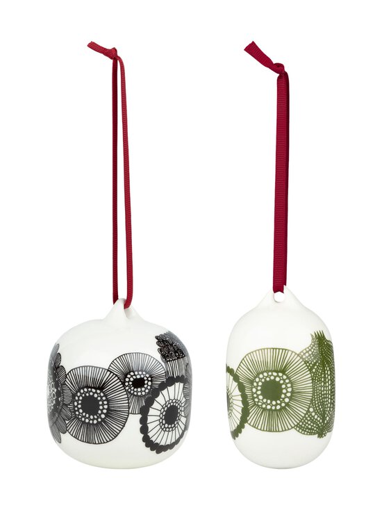Marimekko - Siirtolapuutarha-keräilykoristeet 2 kpl - WHITE, BLACK, GREEN - photo 1 Marimekko - Siirtolapuutarha-keräilykoristeet 2 kpl - WHITE, BLACK, GREEN | Stockmann - photo 1