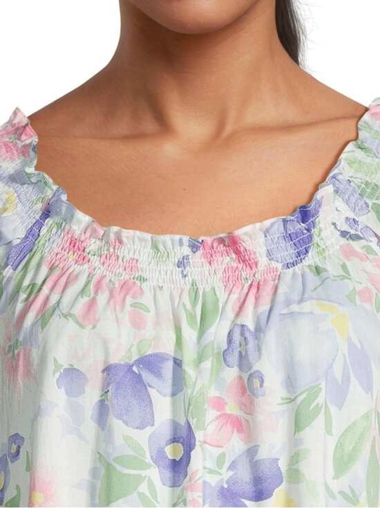 Lauren Ralph Lauren - Flutter sleeve -lyhyt yömekko - 943 MULTFLOR - photo 4 Lauren Ralph Lauren - Flutter sleeve -lyhyt yömekko - 943 MULTFLOR | Stockmann - photo 4