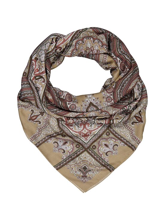 Stenströms - Modaali-kashmirsekoitehuivi 130 x 130 cm - 291 DARK BROWN PATTERN | Stockmann - photo 1
