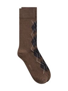 GANT - Placed Argyle -sukat - 262 SHADOW BROWN | Stockmann