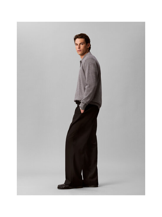 Calvin Klein Menswear - Merino Polo -pikeeneule - P7E MEDIUM GREY HTR | Stockmann - photo 3