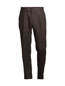 Oscar Jacobson - Denz-pellavahousut - 535 BROWN ELK | Stockmann