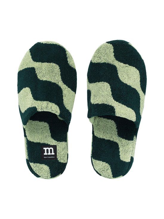 Marimekko - Taifuuni-tohvelit - 660 PEAR, DK.GREEN | Stockmann - photo 1