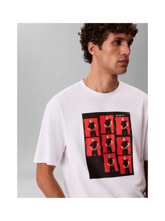 Calvin Klein Jeans - Outtakes Relaxed t-paita - YAA BRILLIANT WHITE | Stockmann - photo 4