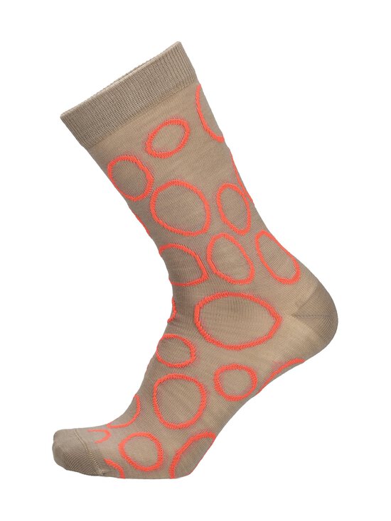 Sukkamestarit - Kuplat -merinovillasukat - 293 NATURAL ALMOND-ORANGE | Stockmann - photo 1