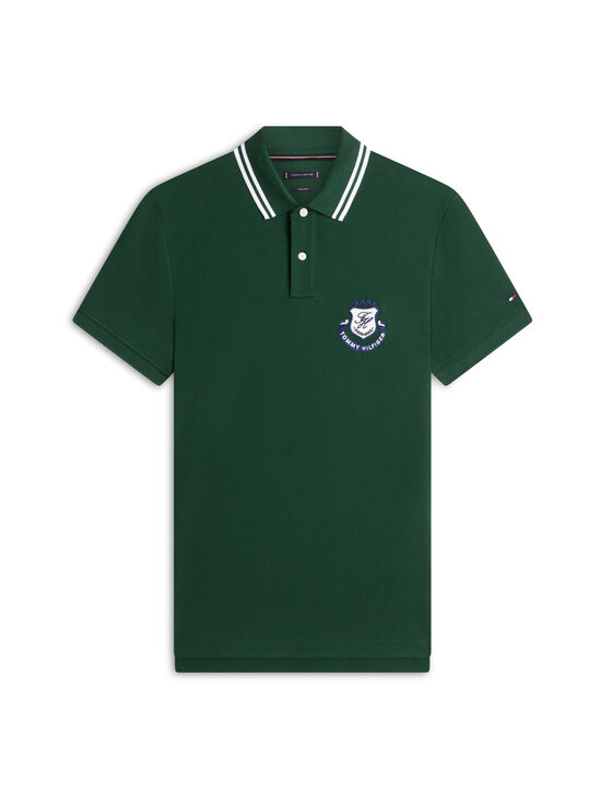 Tommy Hilfiger - Badge Pique polo krekls - MBN NOCTURNAL GREEN | Stockmann - photo 1