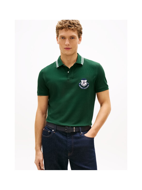 Tommy Hilfiger - Badge Pique polo krekls - MBN NOCTURNAL GREEN | Stockmann - photo 5