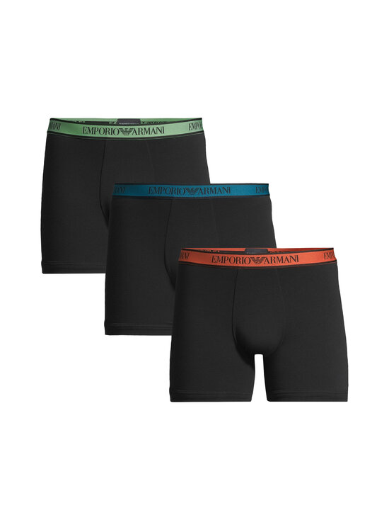 Emporio Armani - Bokseršorti 3 iepak. - MC061 BLACK/BLACK/BLACK | Stockmann - photo 1