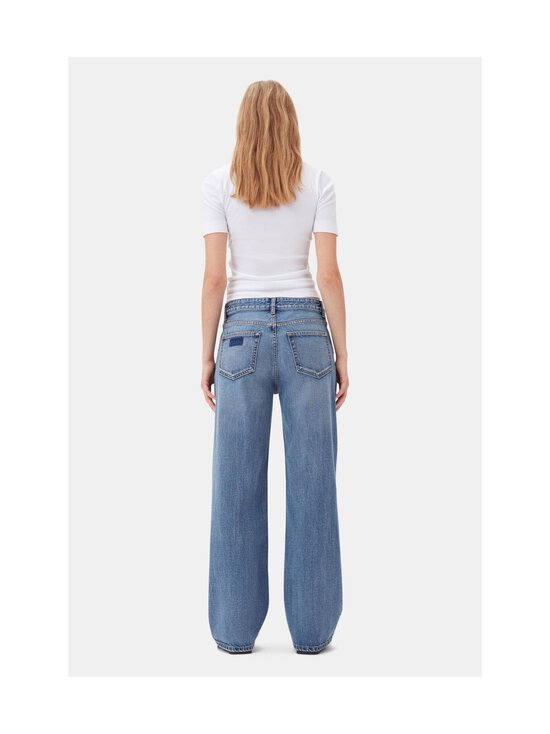 Ganni - Soft Rib t-paita - 151 BRIGHT WHITE | Stockmann - photo 6