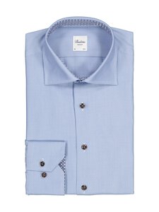 Stenströms - Regular fit structure contrast -kauluspaita - 110 BLUE | Stockmann