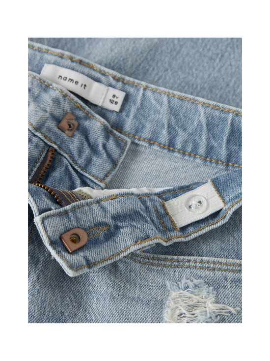 Name It - Nkfrose Long -shortsit - LIGHT BLUE BLEACHED DENIM | Stockmann - photo 3