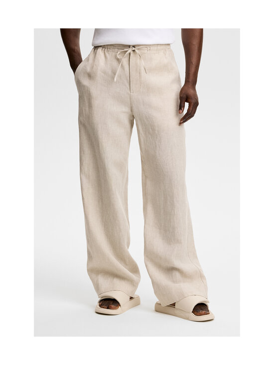 J.Lindeberg - Linased püksid Noah Drape Linen - U029 MOONBEAM | Stockmann - photo 2