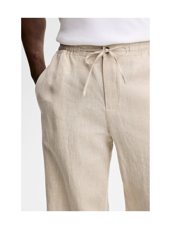 J.Lindeberg - Linased püksid Noah Drape Linen - U029 MOONBEAM | Stockmann - photo 5