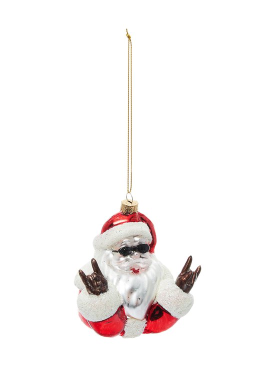 Casa Stockmann - Glass Rock Santa -joulukoriste - RED | Stockmann - photo 2