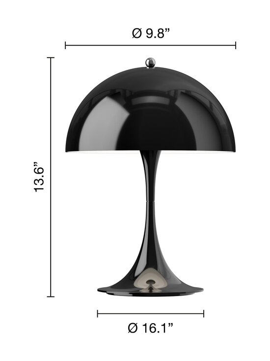 Louis Poulsen - Panthella 250 Portable Opaque -kannettava pöytävalaisin - OPAQUE BLACK - photo 2 Louis Poulsen - Panthella 250 Portable Opaque -kannettava pöytävalaisin - OPAQUE BLACK | Stockmann - photo 2