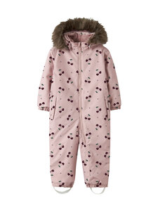 Name It - NmfSnow kombinezons - VIOLET ICE AOP:CHERRY | Stockmann