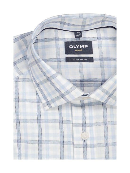 Olymp - Modern fit -ruudullinen kauluspaita - 11 BLEU | Stockmann - photo 2