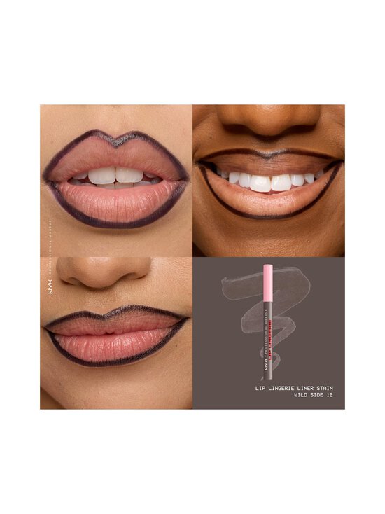 NYX Professional Makeup - Lip Lingerie Liner Stain -huultenrajauskynä - 12 WILD SIDE | Stockmann - photo 3