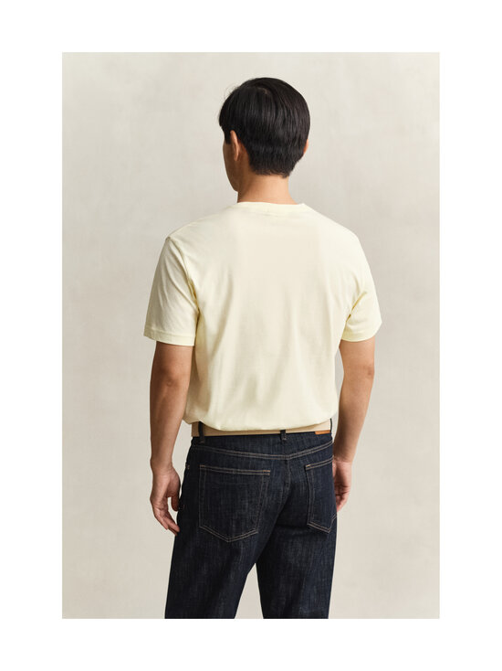 GANT - Regular Shield t-paita - 713 VANILLA YELLOW | Stockmann - photo 3