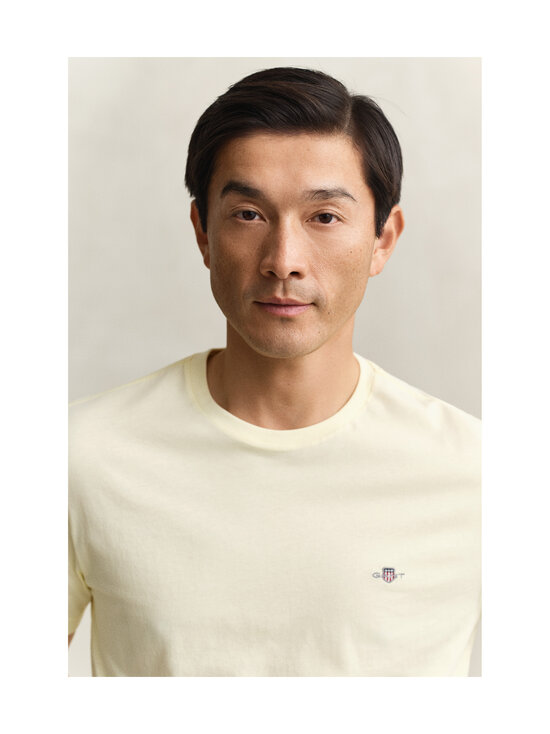 GANT - Regular Shield t-paita - 713 VANILLA YELLOW | Stockmann - photo 4