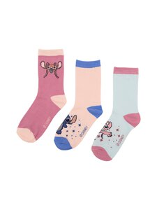Lilo&Stitch - Lilo & Stitch -sukat 3-pack - BLUE/LIGHT BLUE/OFF WHITE | Stockmann