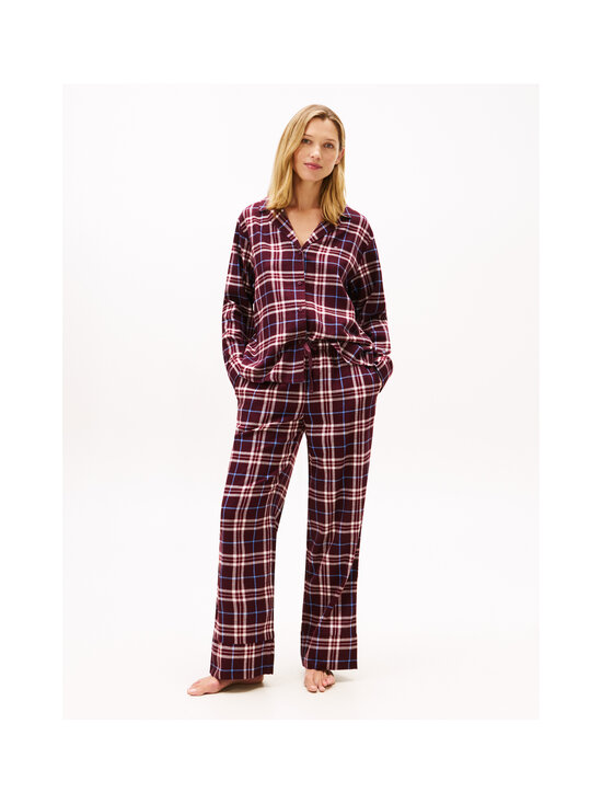 Tommy Hilfiger - Flanellipyjama - 0KQ TARTAN REIKER BURGUNDY | Stockmann - photo 3