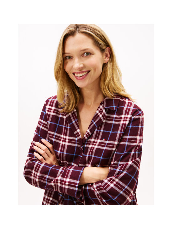 Tommy Hilfiger - Flanellipyjama - 0KQ TARTAN REIKER BURGUNDY | Stockmann - photo 5