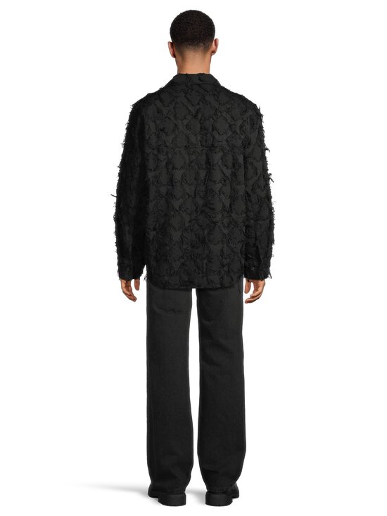 Séfr - Wes-kauluspaita - FRINGED BLACK TWILL - photo 3 Séfr - Wes-kauluspaita - FRINGED BLACK TWILL | Stockmann - photo 3