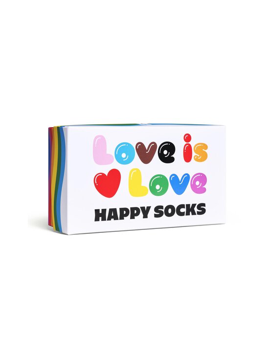Happy Socks - Pride Sneaker Socks Gift Set -sukat 3-pack - 1000 WHITE | Stockmann - photo 5
