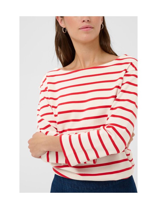 Part Two - NelaPW-trikoopaita - 304754 POPPY RED STRIPE | Stockmann - photo 4