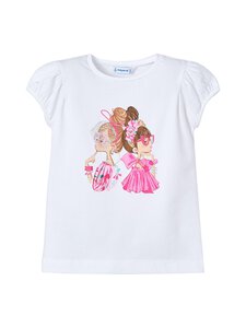 Mayoral - T-särk Doll - WHT-MAGENT 60 Mayoral - T-särk Doll - WHT-MAGENT 60 | Stockmann