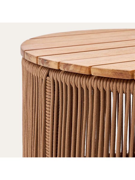 Kave Home - Dandara-sohvapöytä akaasia/beige ⌀ 60 cm - BEIGE | Stockmann - photo 4