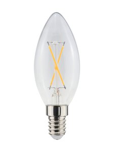 Airam - LED DECFG C35 822 90lm E14 -filamenttilamppu - TRANSPARENT | Stockmann