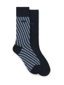 BOSS - Ministar-sukat 2-pack - 401 DARK BLUE | Stockmann